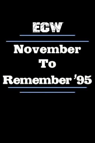 ECW November to Remember 1995 poster