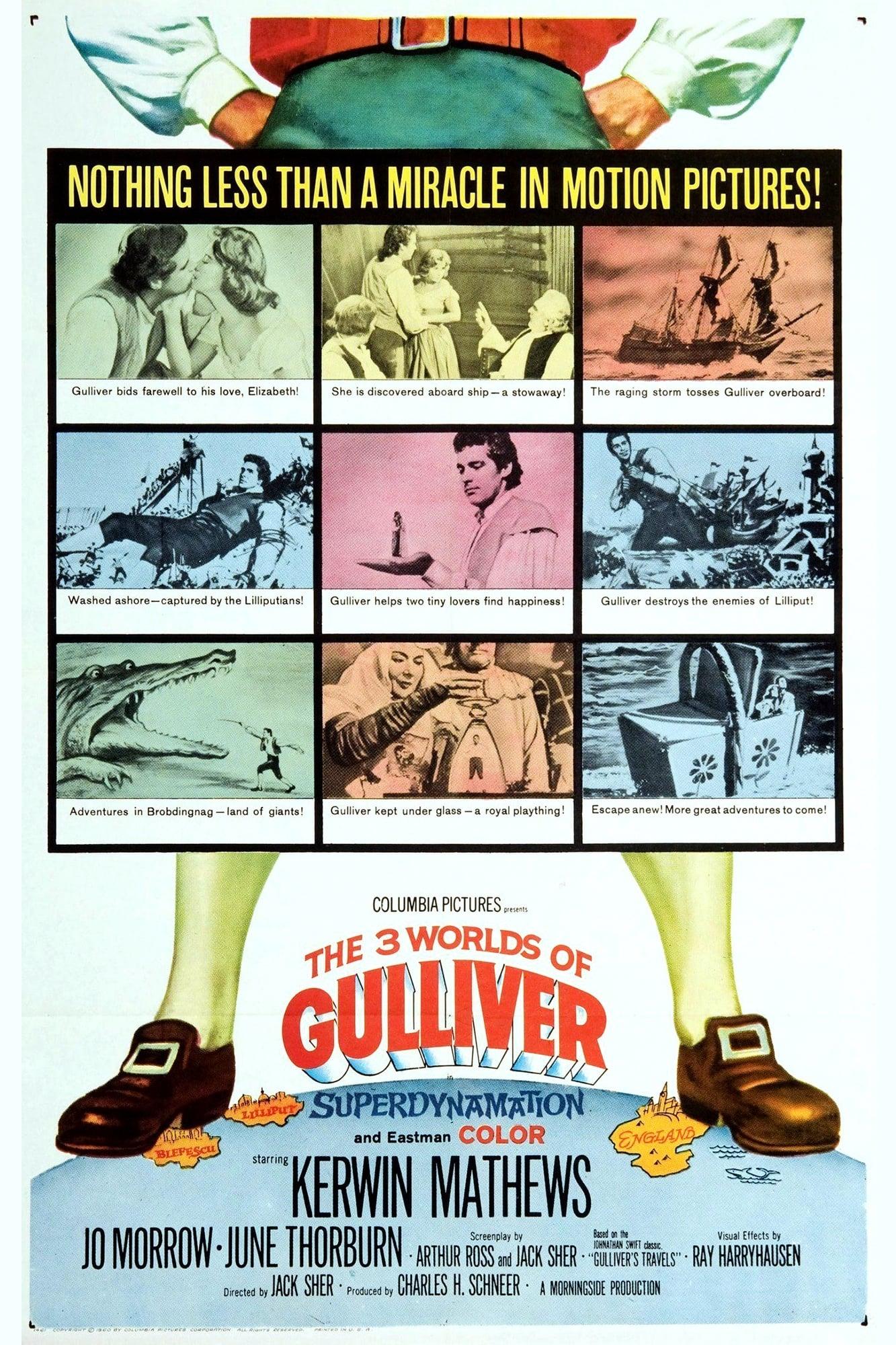 The 3 Worlds of Gulliver poster