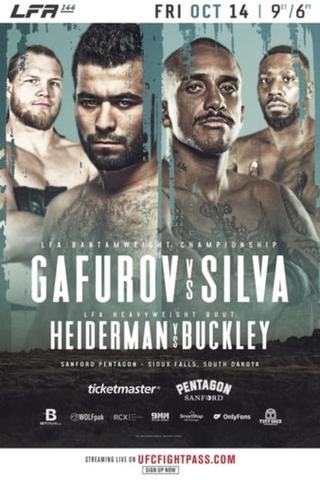 LFA 144: Gafurov vs. Silva poster