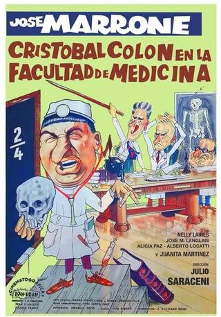 Cristóbal Colón en la Facultad de Medicina poster