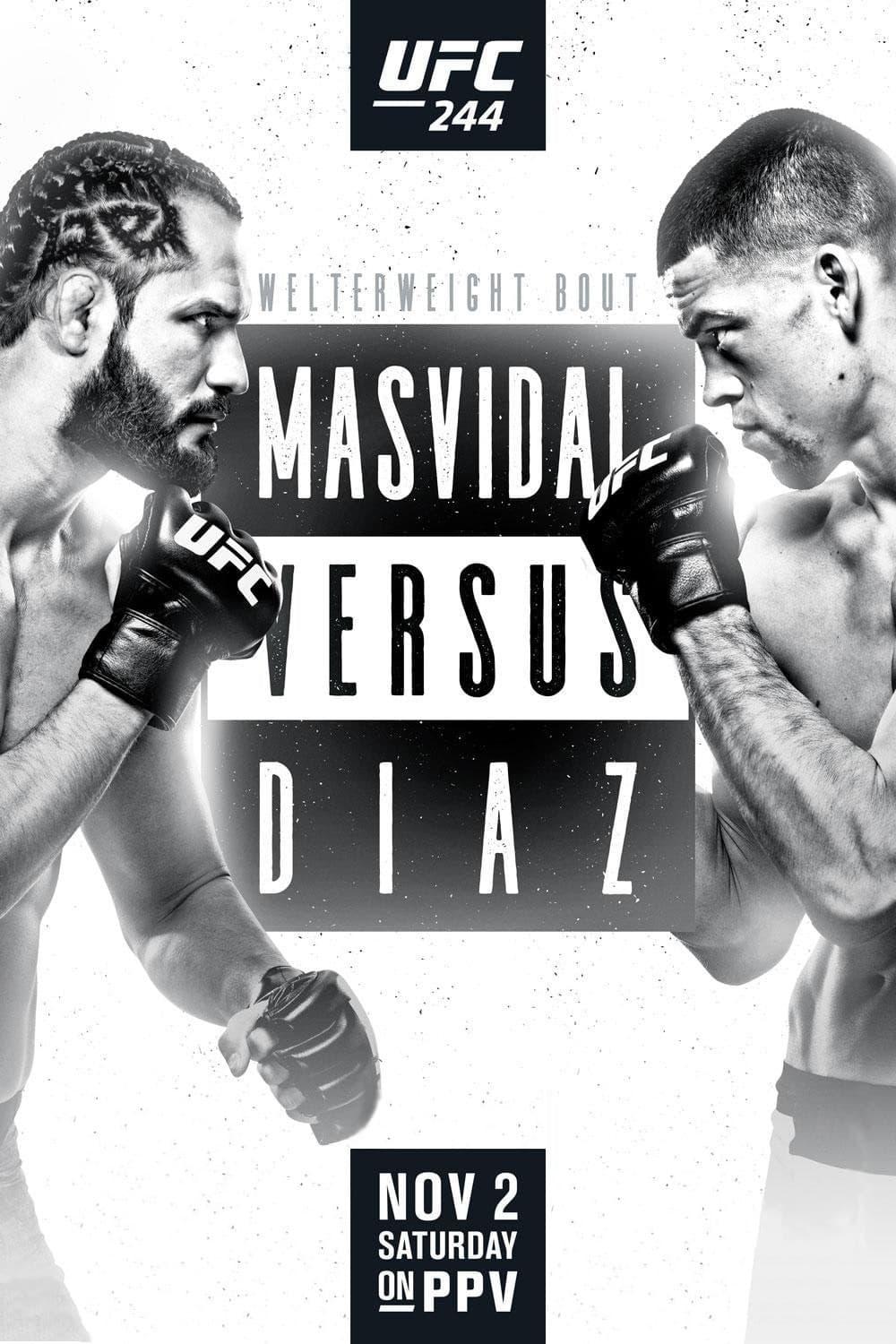 UFC 244: Masvidal vs. Diaz poster