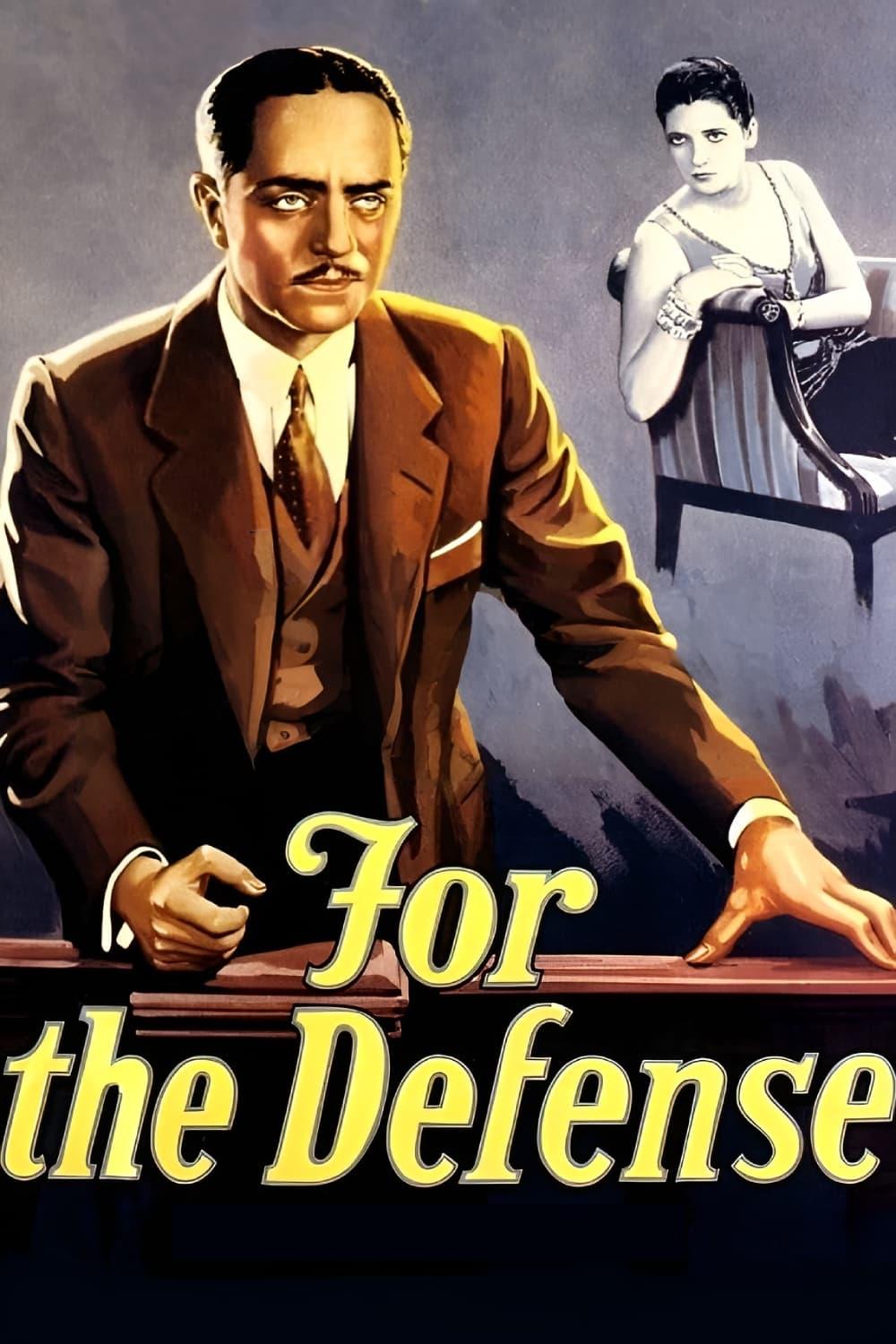 For the Defense poster