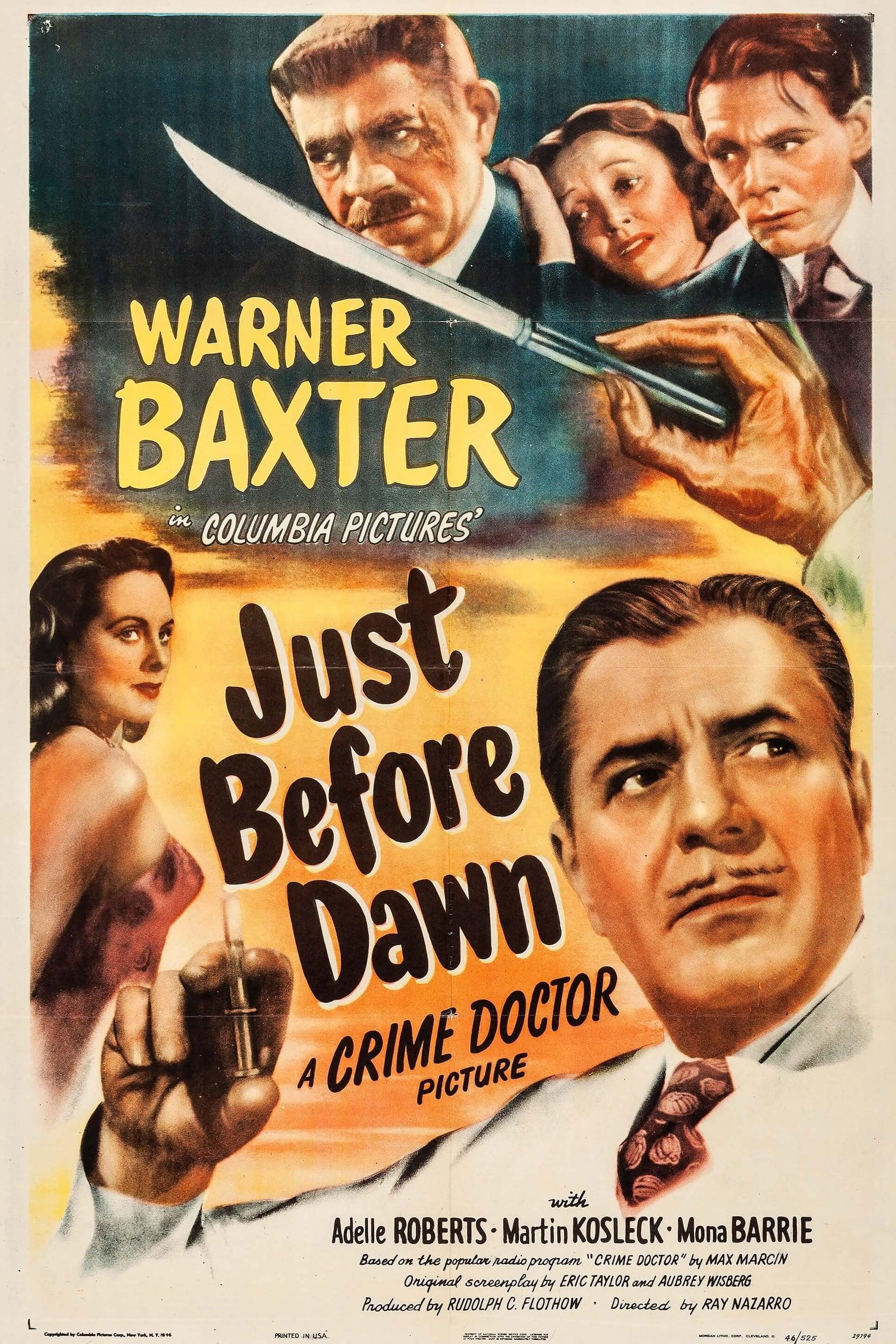 Just Before Dawn poster