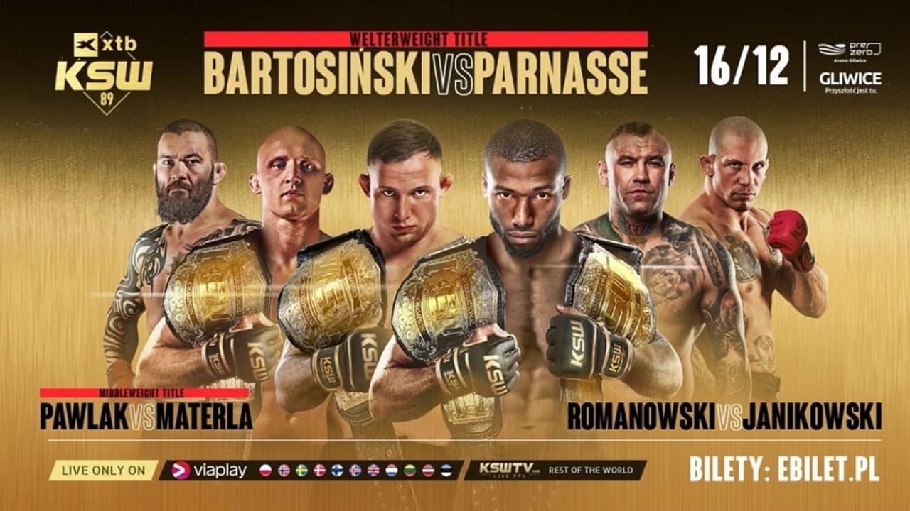 KSW 89: Bartosinski vs. Parnasse backdrop