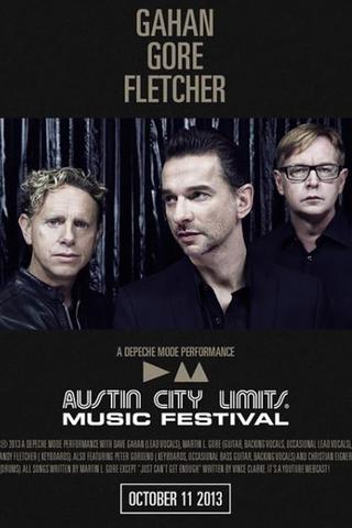 Depeche Mode - Austin City Limits Music Festival 2013 poster