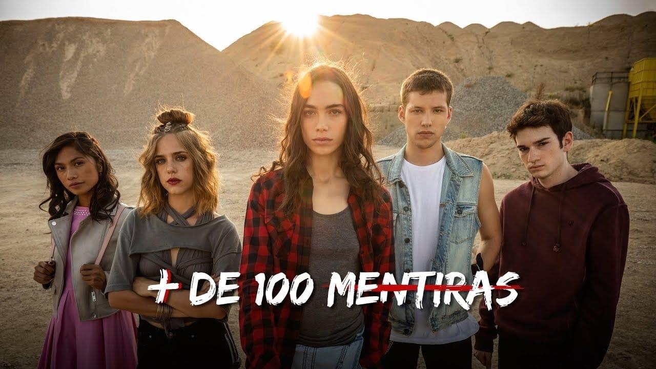 Más de 100 mentiras backdrop