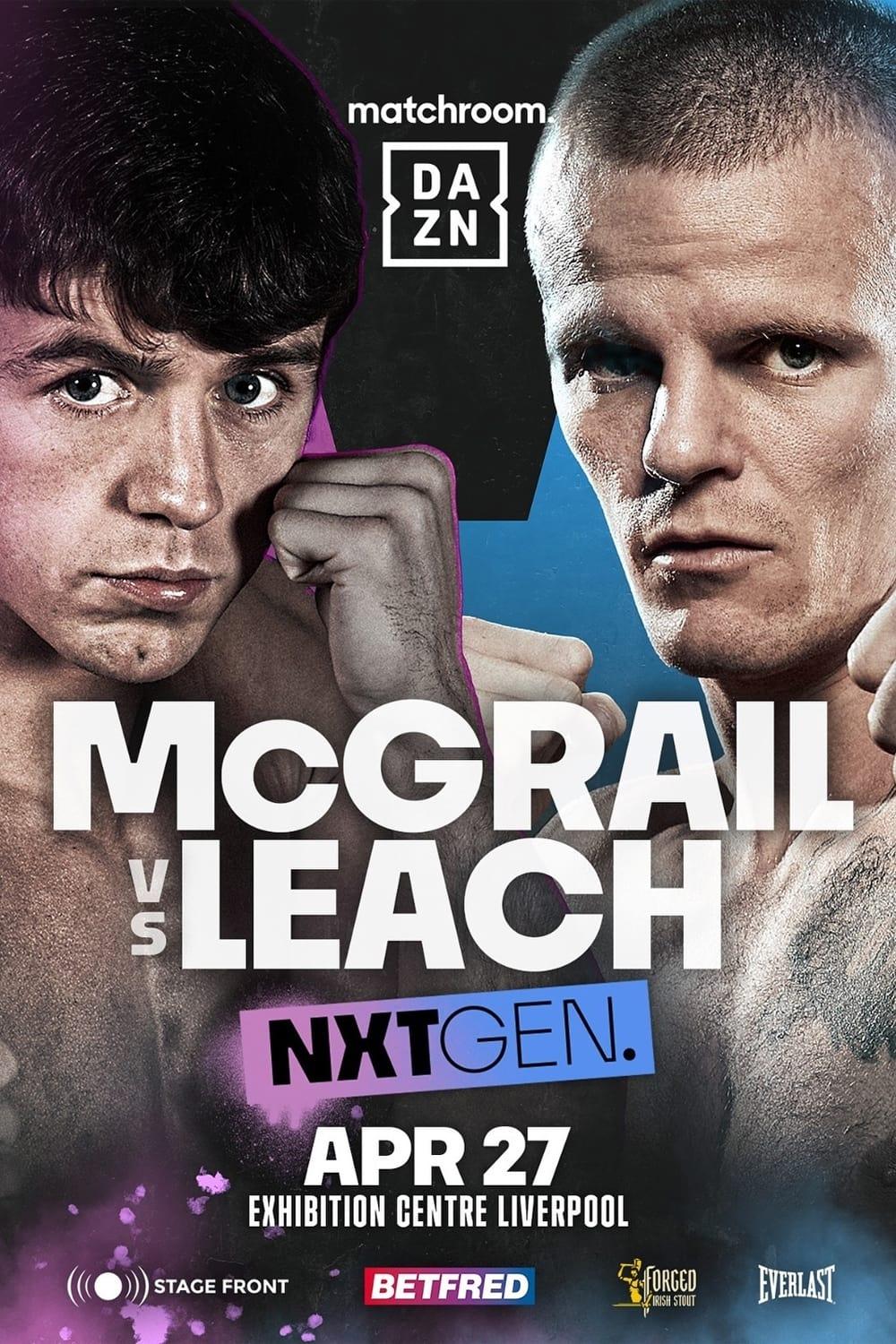 Peter McGrail vs. Marc Leach poster