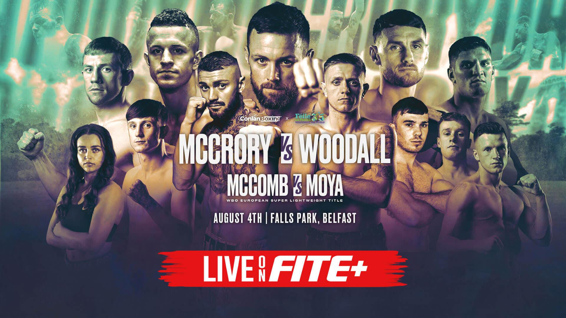 Padraig McCrory vs. Steed Woodall backdrop