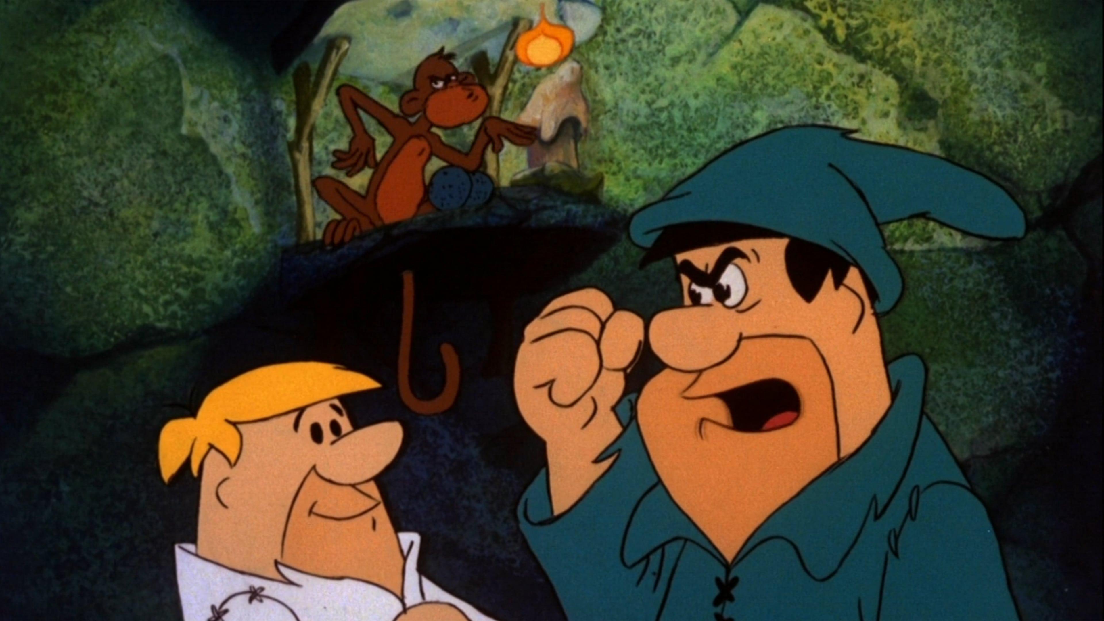 The Flintstones Meet Rockula and Frankenstone backdrop