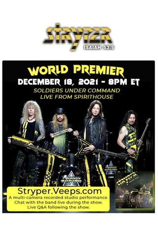 Stryper - Soldiers from the Underground Live Stream poster