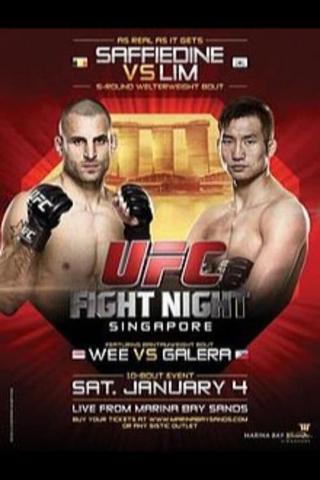 UFC Fight Night 34: Saffiedine vs. Lim poster