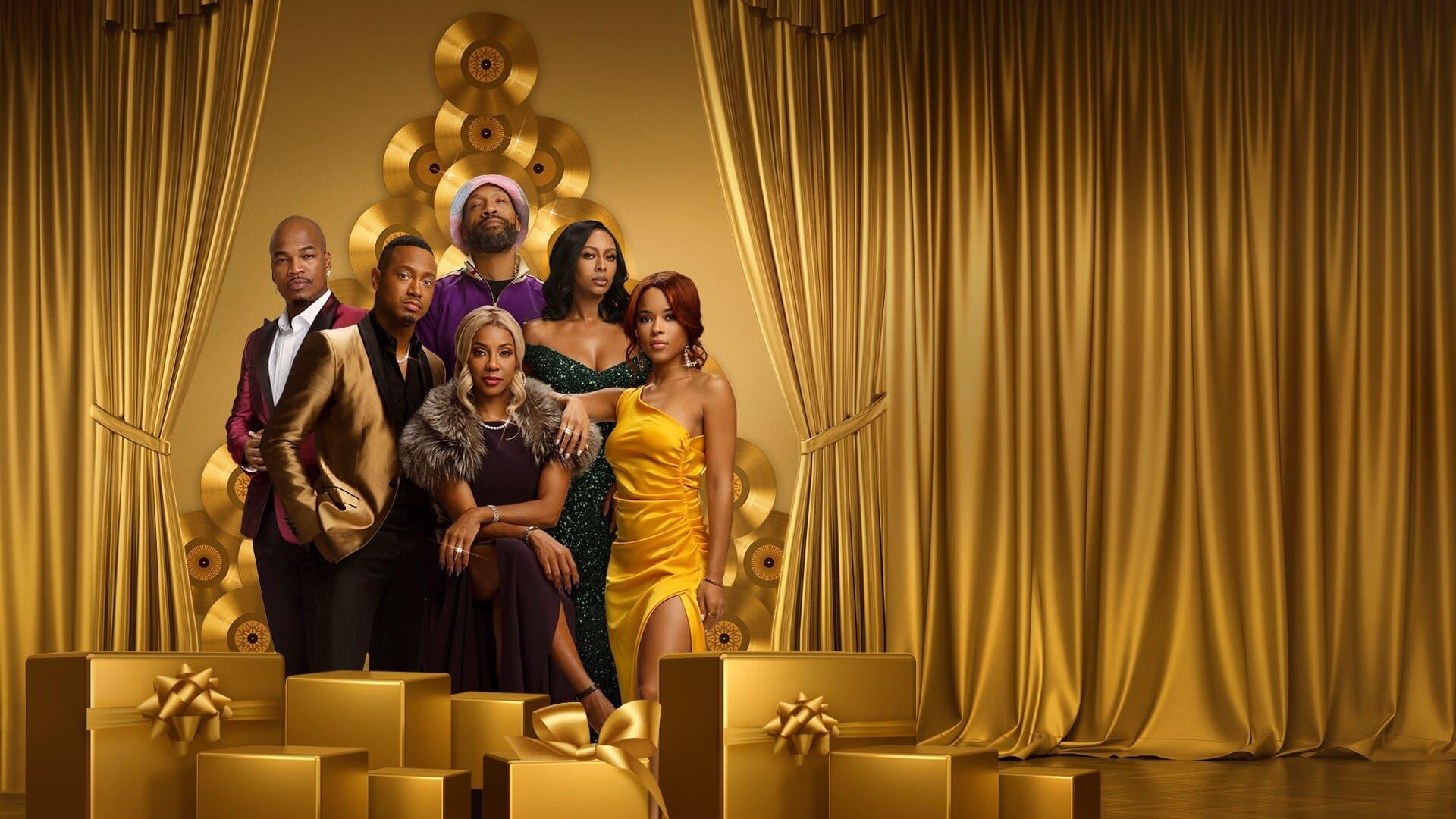 Hip Hop Family Christmas backdrop
