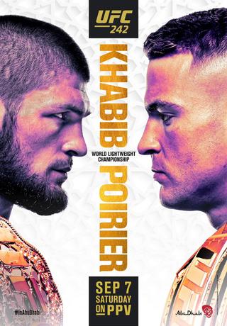 UFC 242: Khabib vs. Poirier poster