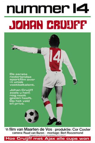 Nummer 14 Johan Cruijff poster