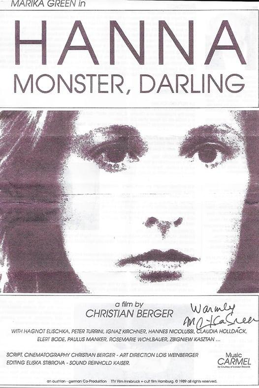 Hanna Monster, Darling poster