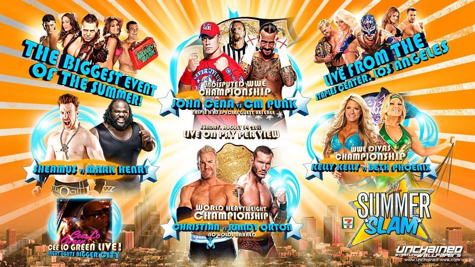 WWE SummerSlam 2011 backdrop