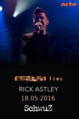 Rick Astley - Berlin live poster