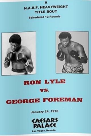 George Foreman vs. Ron Lyle poster