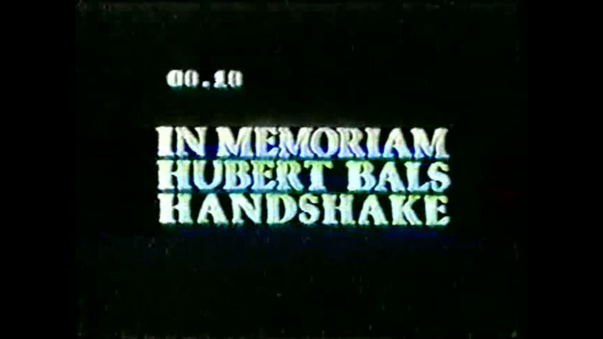 Hubert Bals Handshake backdrop