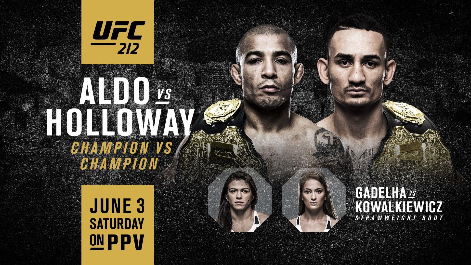 UFC 212: Aldo vs. Holloway backdrop