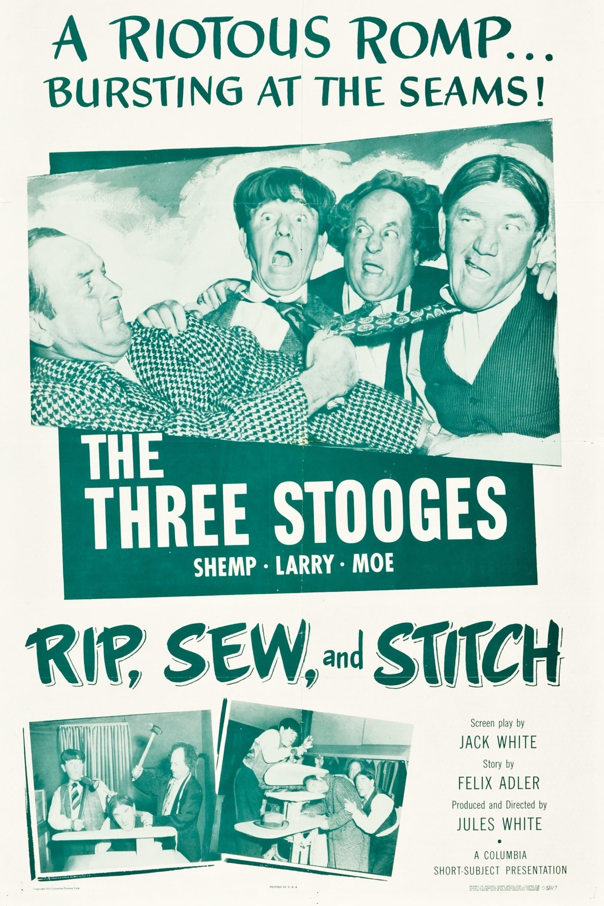 Rip, Sew and Stitch poster