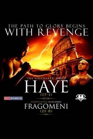 David Haye vs. Giacobbe Fragomeni poster