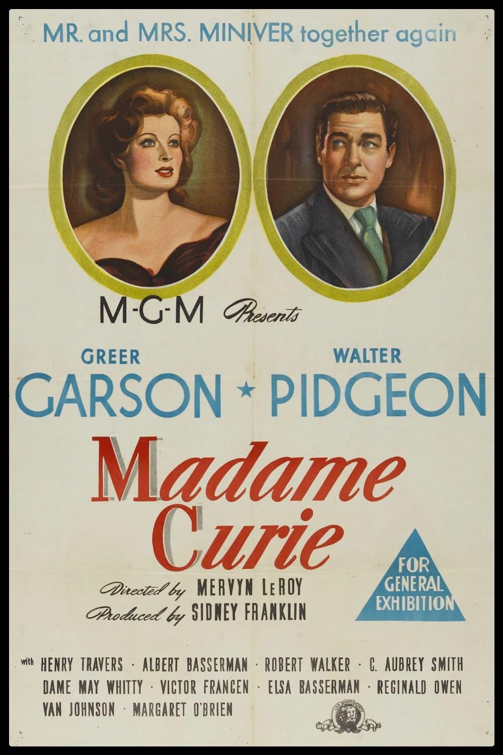 Madame Curie poster