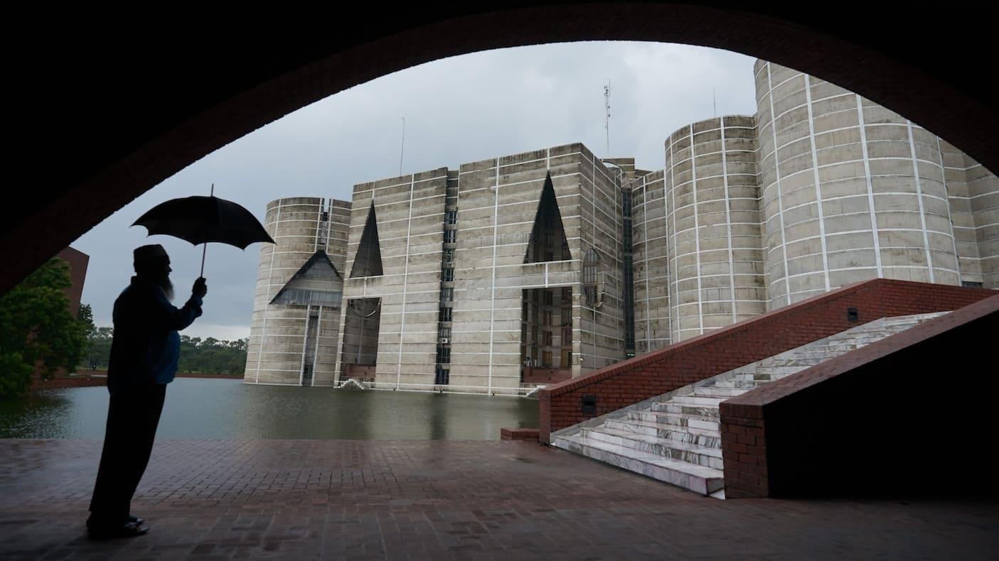 Louis Kahn's Tiger City backdrop