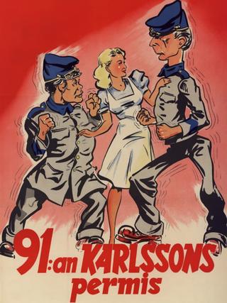 91:an Karlssons permis poster