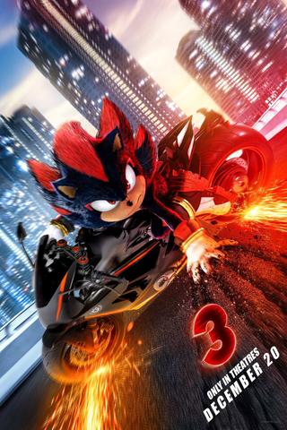 Sonic the Hedgehog 3 poster