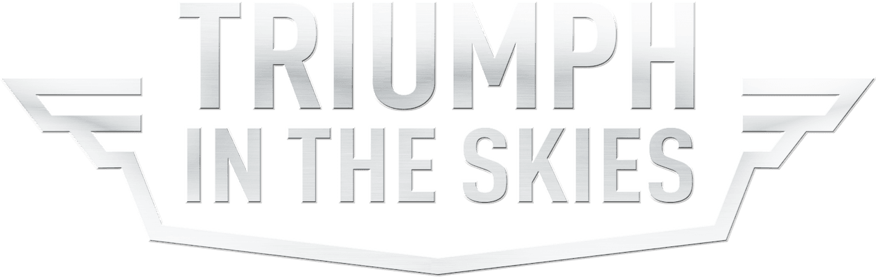Triumph in the Skies logo
