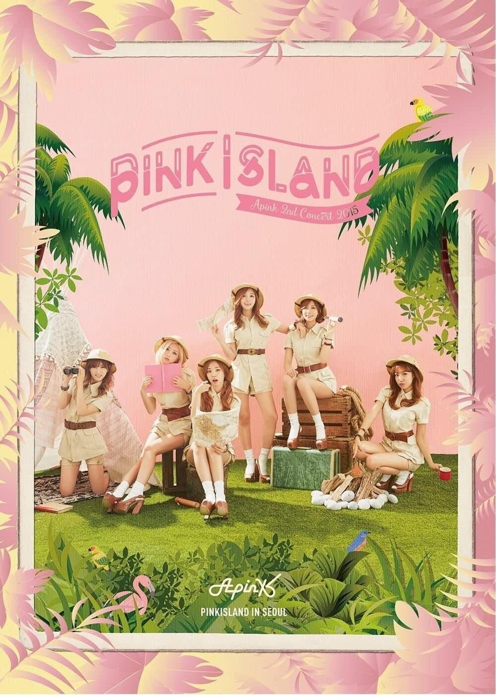 Apink 2nd Concert "Pink Island" poster