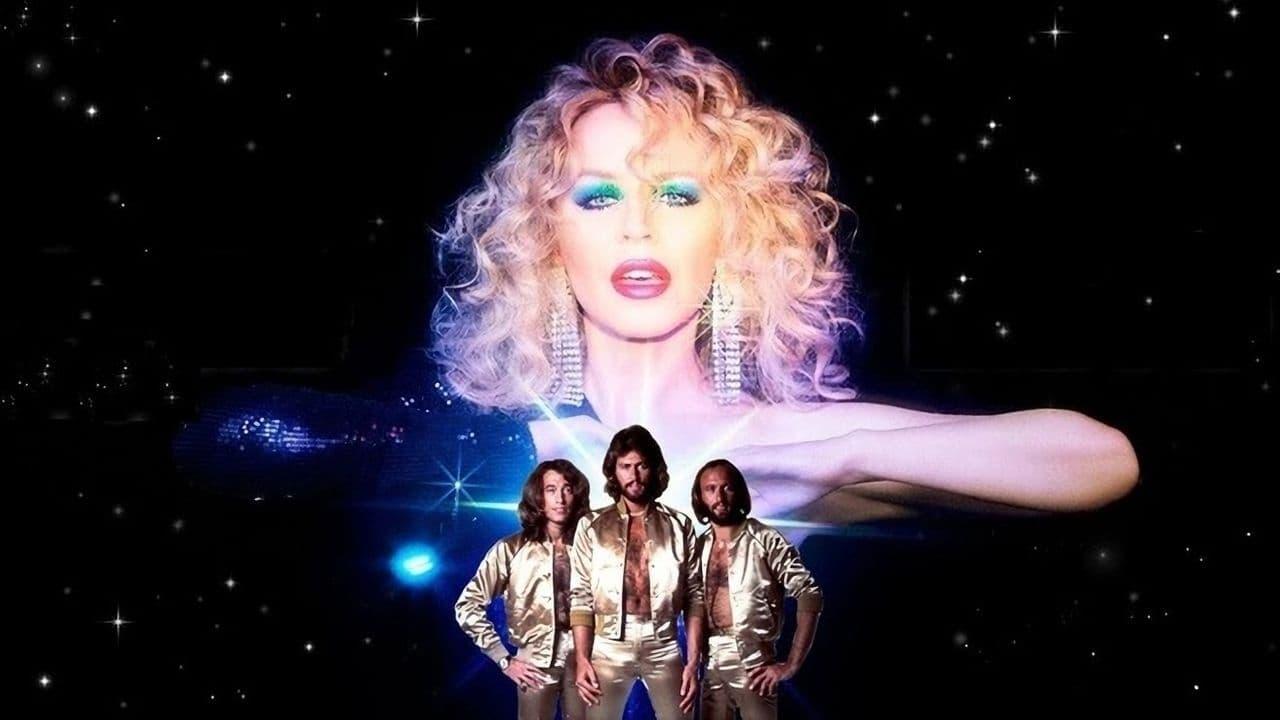 Kylie Minogue V The Bee Gees backdrop