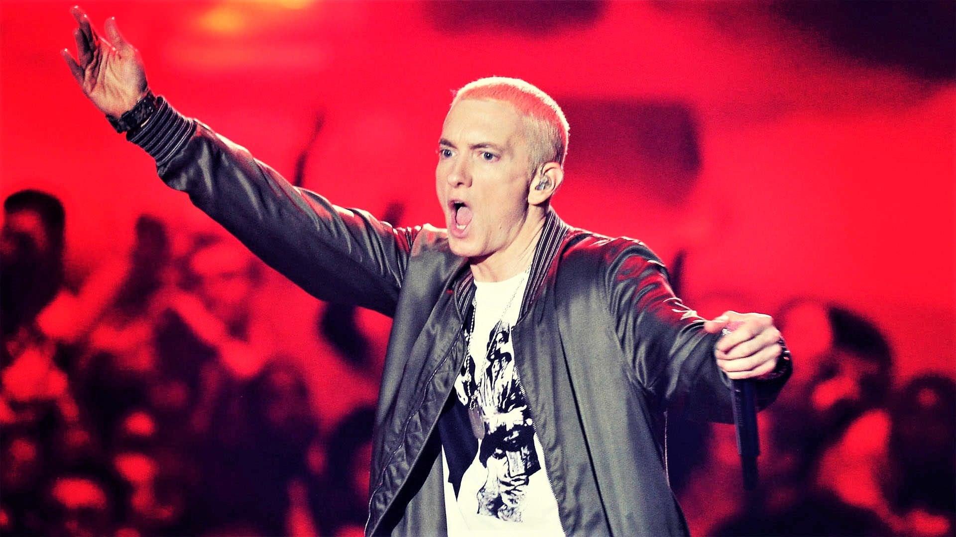 Eminem - Live from New York City 2005 backdrop