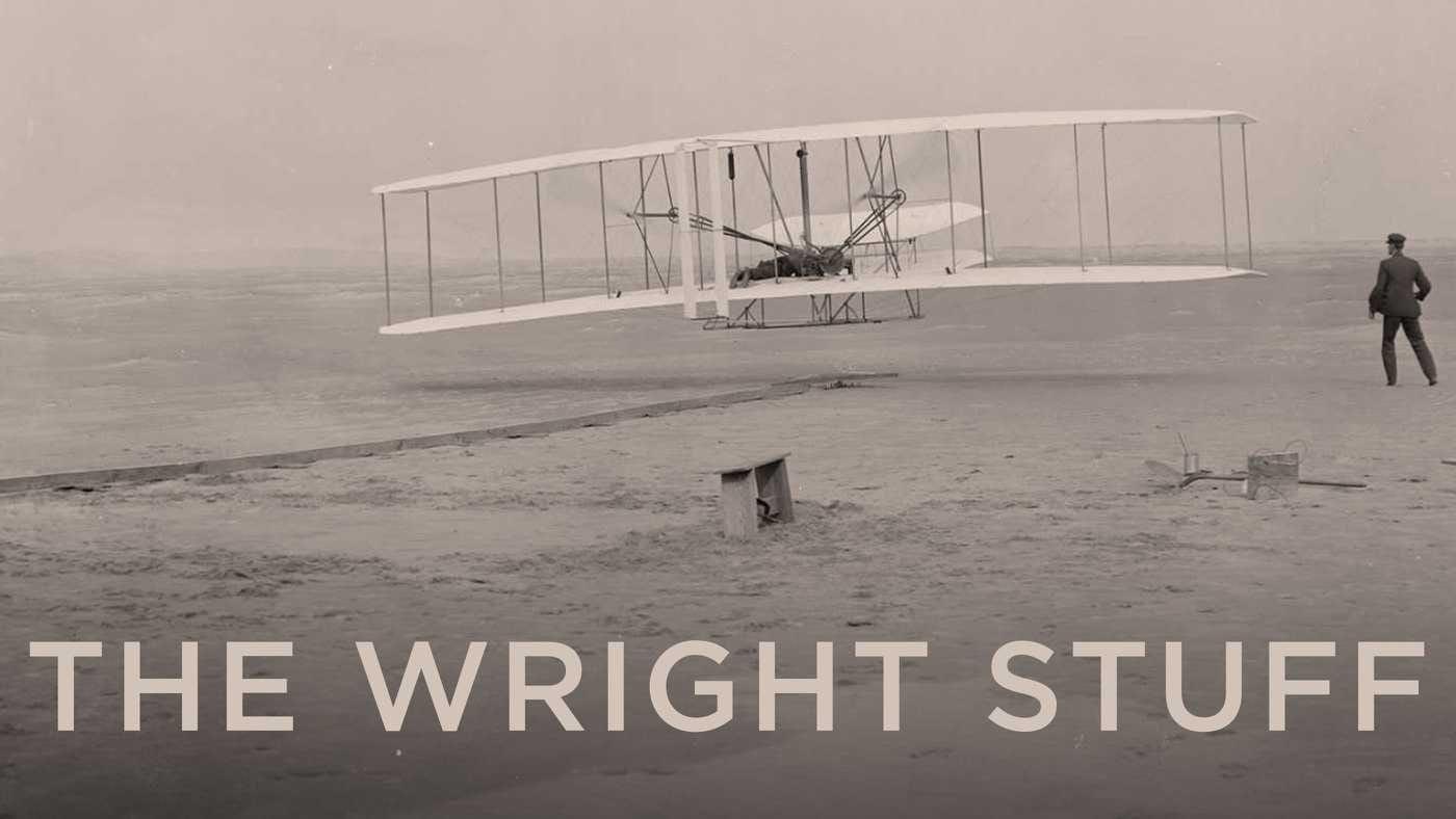 The Wright Stuff backdrop