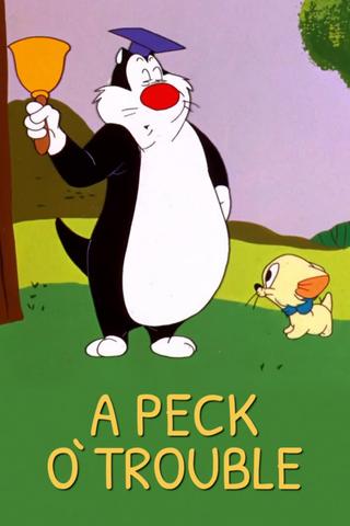 A Peck O' Trouble poster