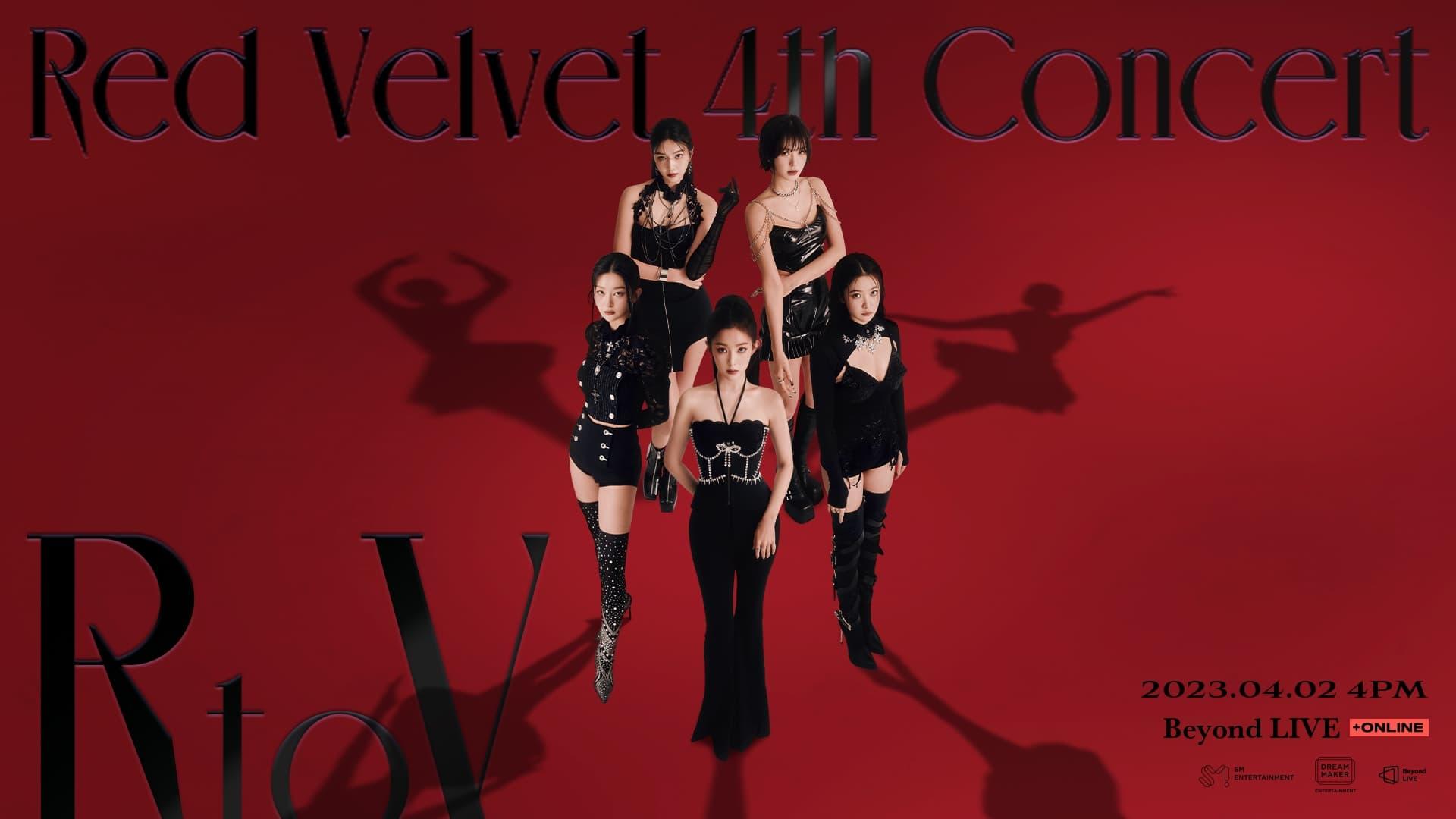 Red Velvet 4th Concert : R to V backdrop