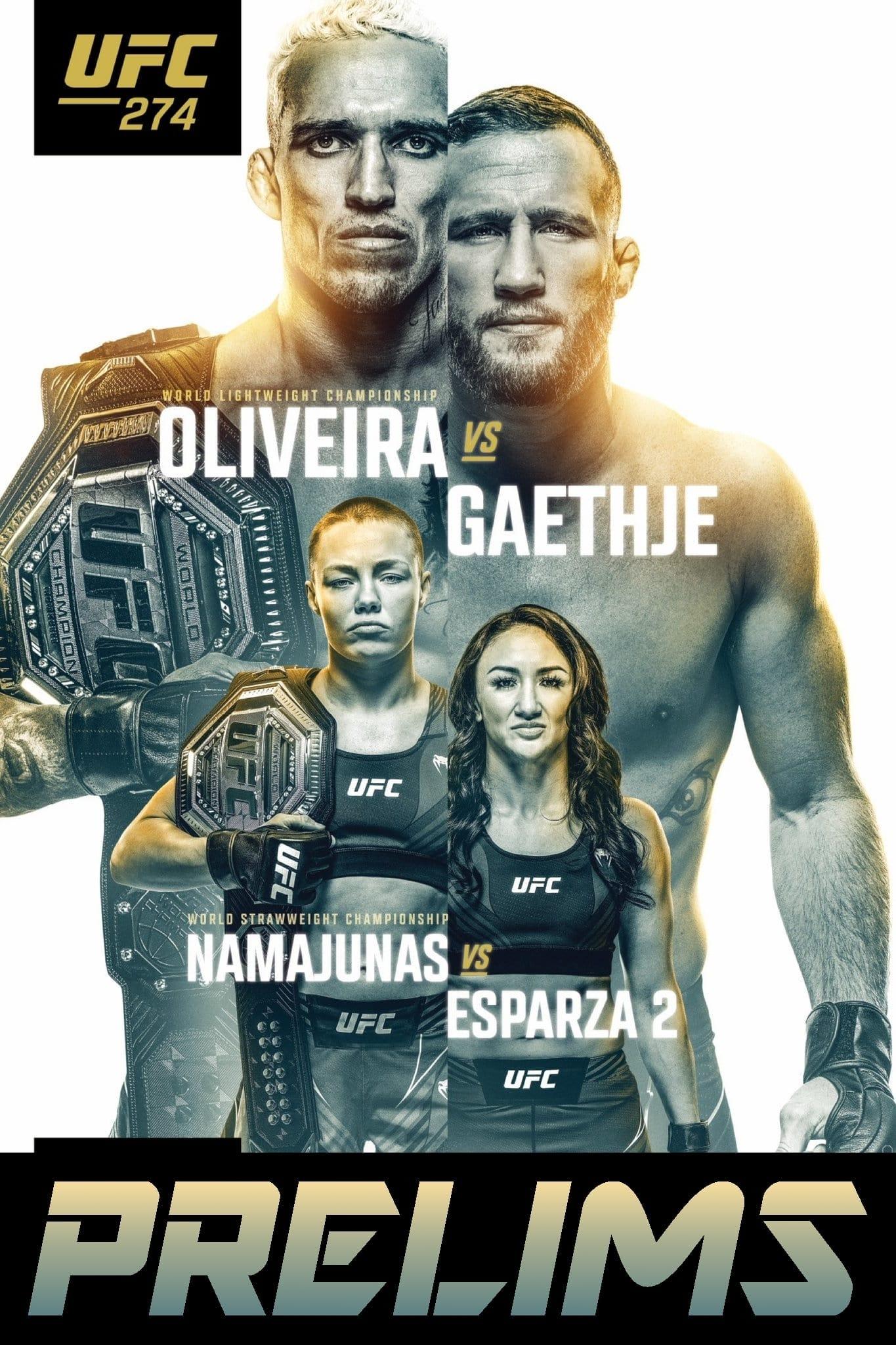 UFC 274: Oliveira vs. Gaethje poster