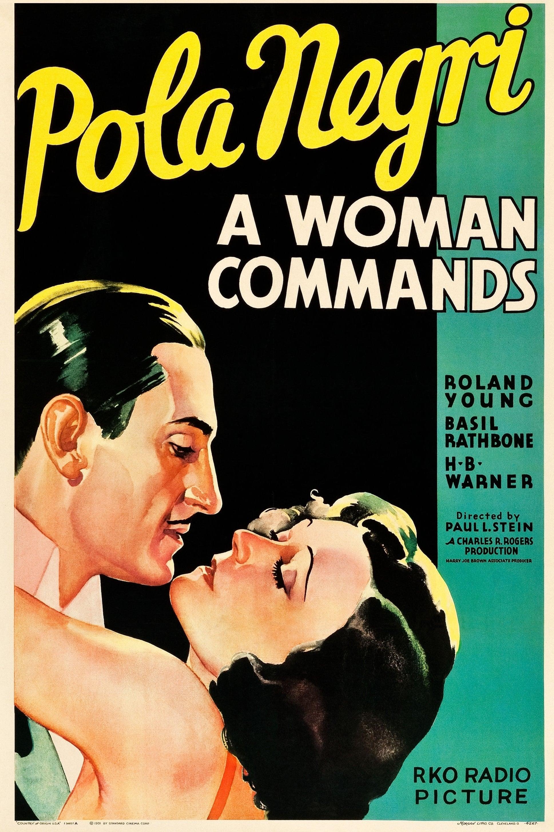 A Woman Commands poster