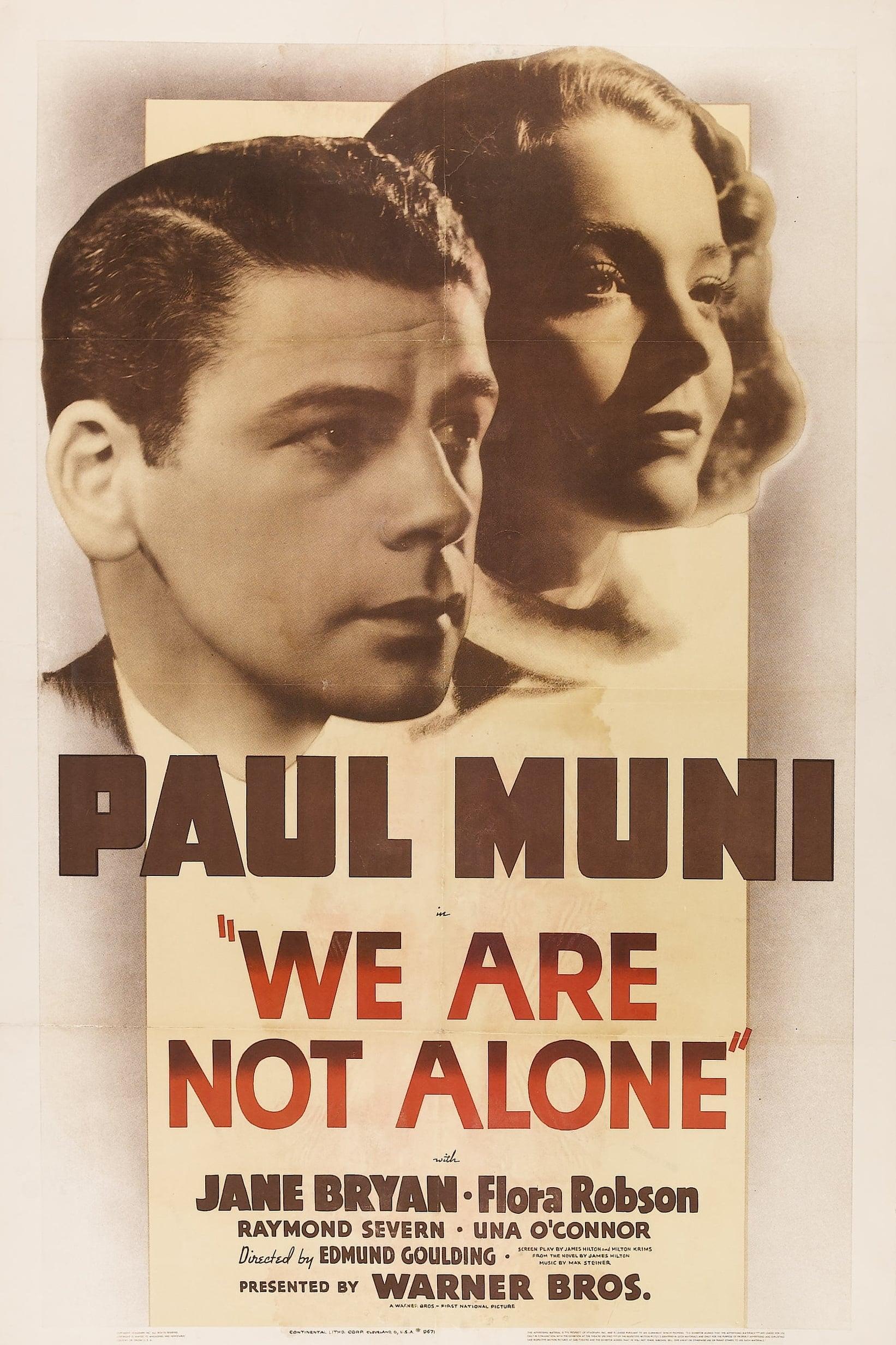 We Are Not Alone poster