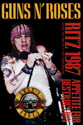 Guns N' Roses - Live at The Ritz, NY poster