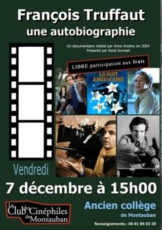 François Truffaut, une autobiographie poster