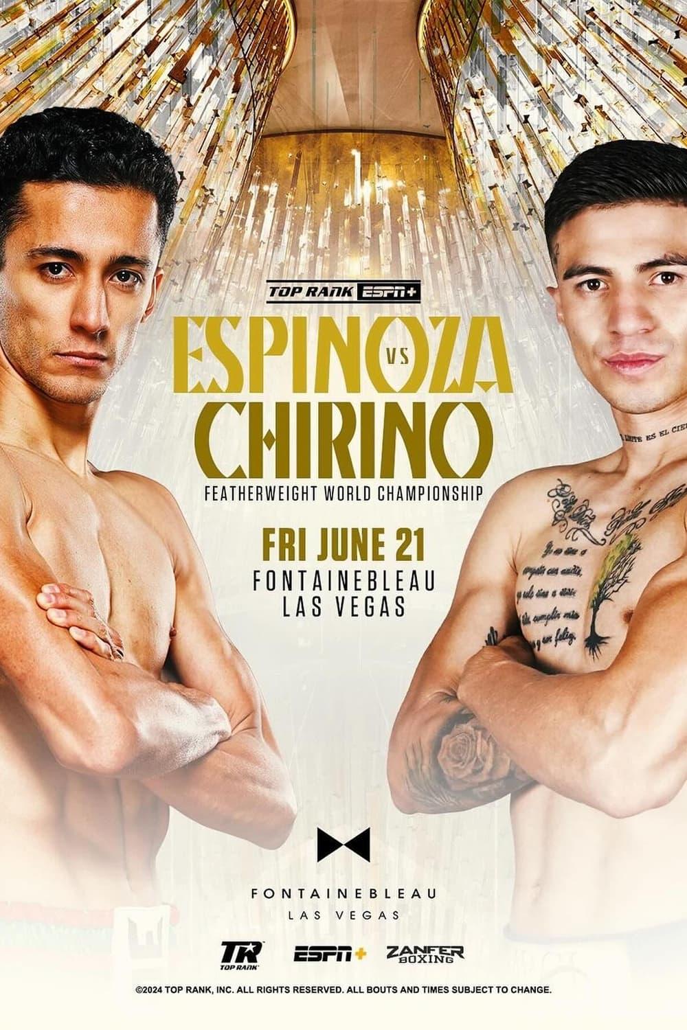 Rafael Espinoza vs. Sergio Chirino poster