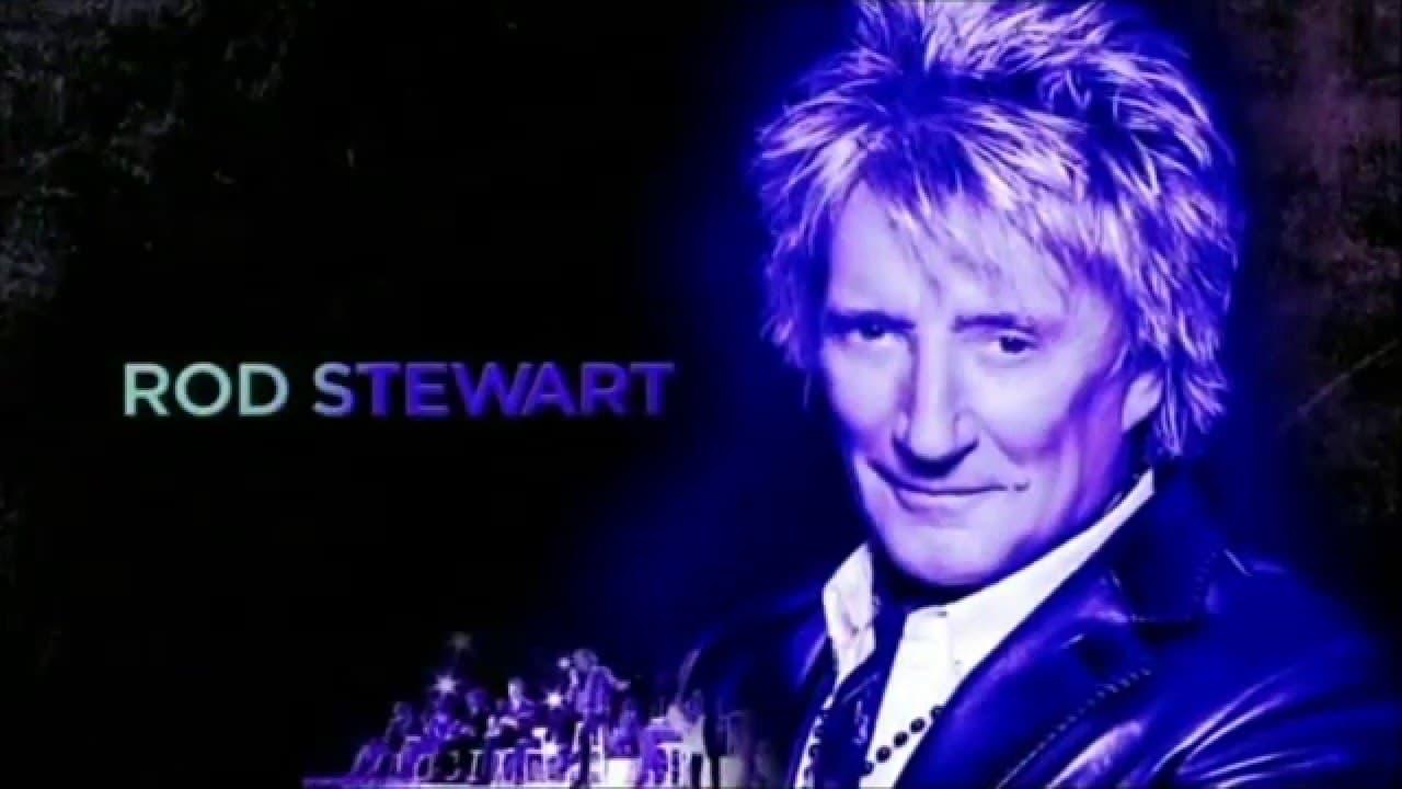 Rod Stewart at the BBC backdrop