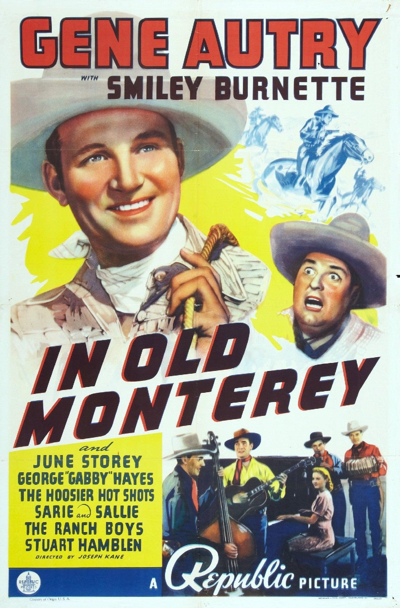 In Old Monterey poster