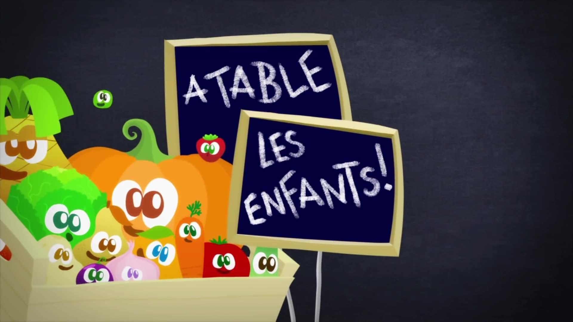 A table les enfants! backdrop