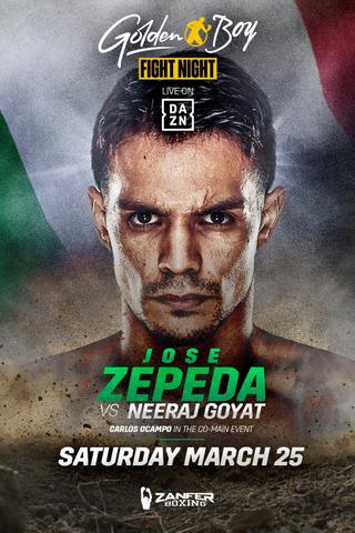 Jose Zepeda vs. Neeraj Goyat poster