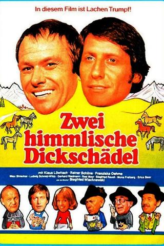 Zwei himmlische Dickschädel poster