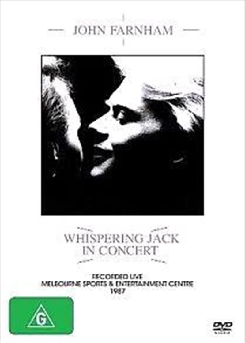 John Farnham: Whispering Jack In Concert poster