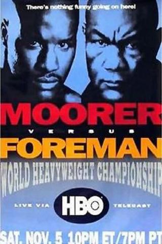 George Foreman vs Michael Moorer poster